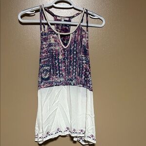 Miss me Women's Sleeveless Patterned Top